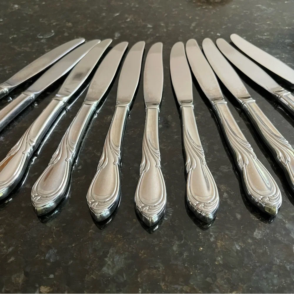 🍴 Fortunoff stainless steel knives/ flatware 🔪